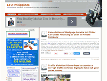 Tablet Screenshot of ltophilippines.com